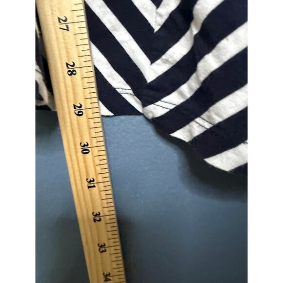 Jones New York T-Shirt Women's Size 1X Striped Basic Staple Capsule Wardrobe - Picture 5 of 7